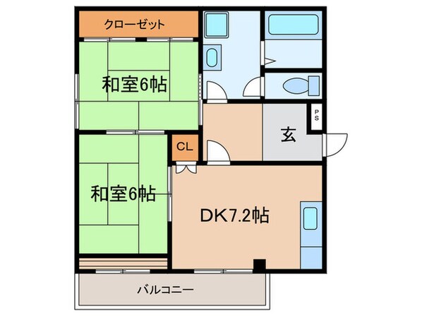 アイビースクエア南塚口の物件間取画像